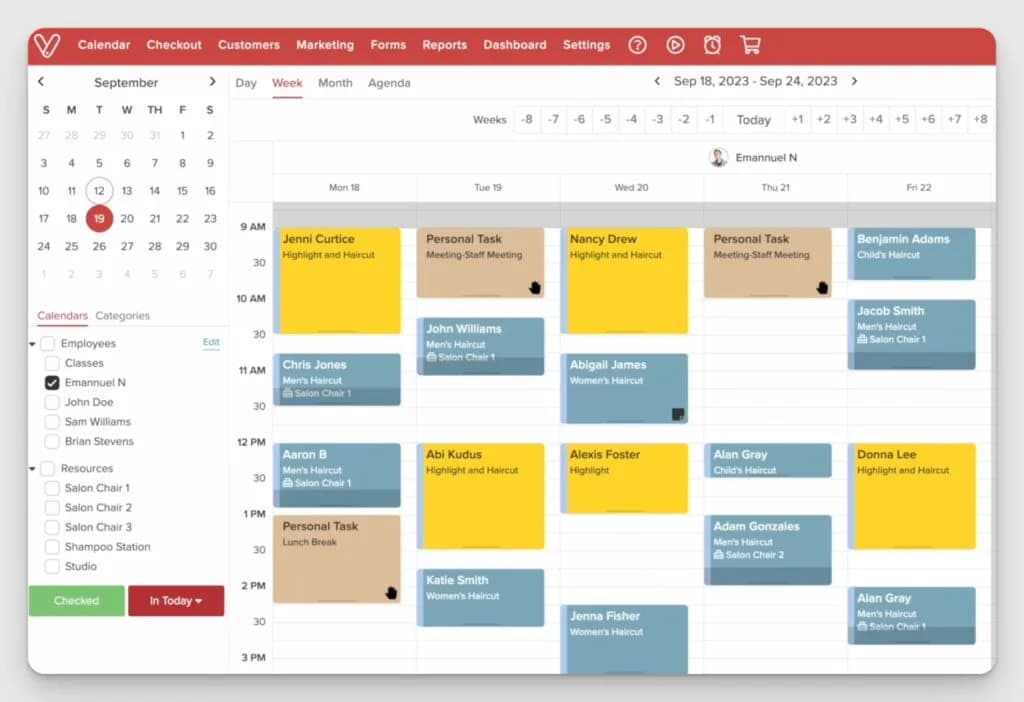 Vagaro salon and spa management software